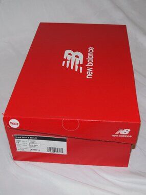 New Balance EMPTY Red SHOE BOX ONLY Men’s Fresh Foam x 880v 14 sz 10 Wide 4E